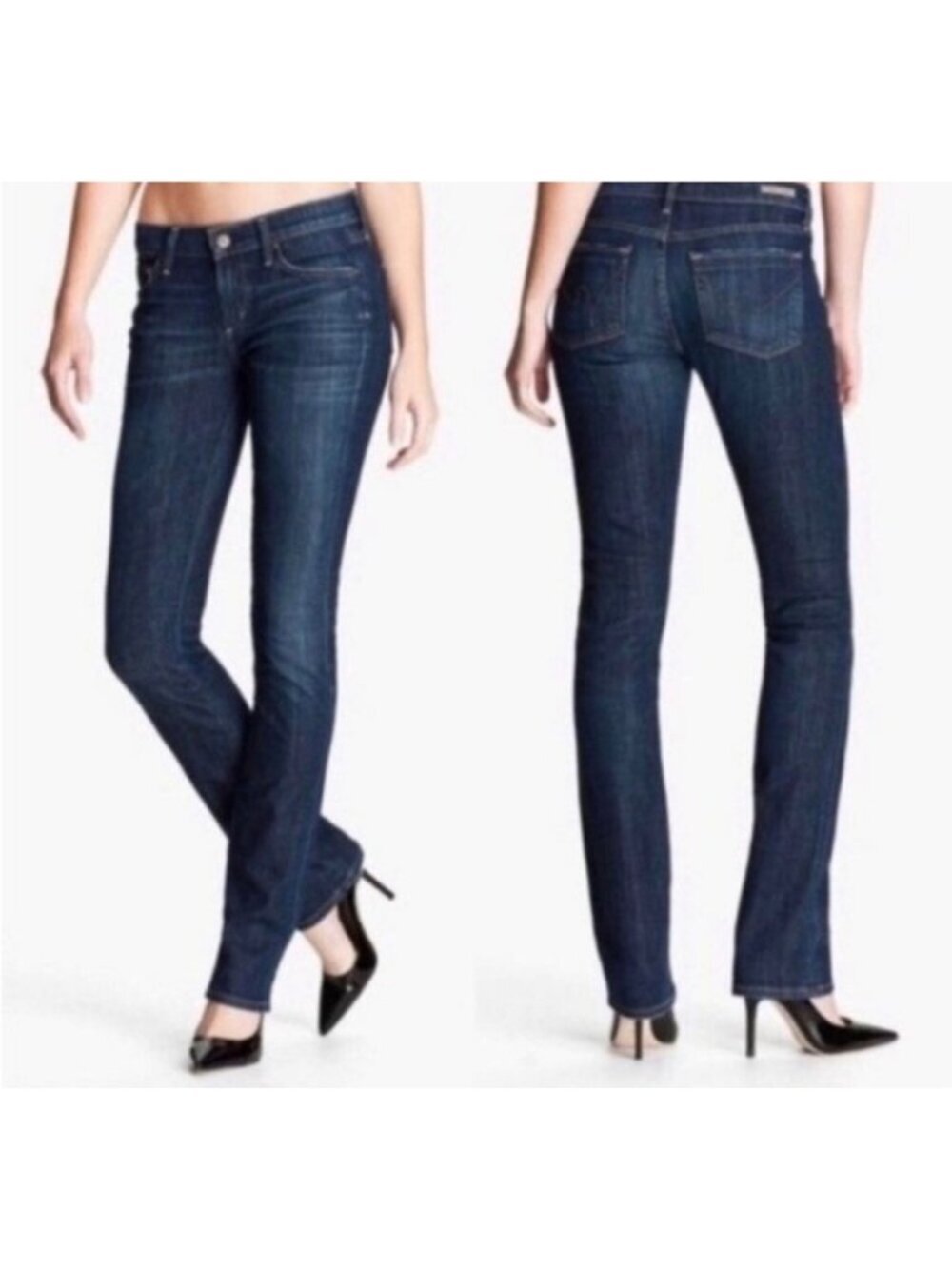 Citizens Of Humanity Ava#142 Low-Rise Straight Leg Jeans Sz 31 in Dark Wash NWOT